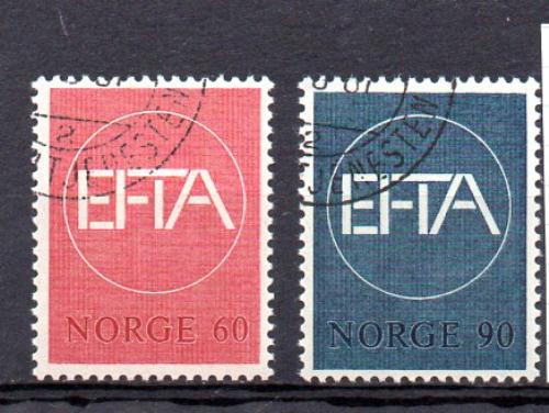 Noruega Año 1967 Nº Yvert 505/06 (o)